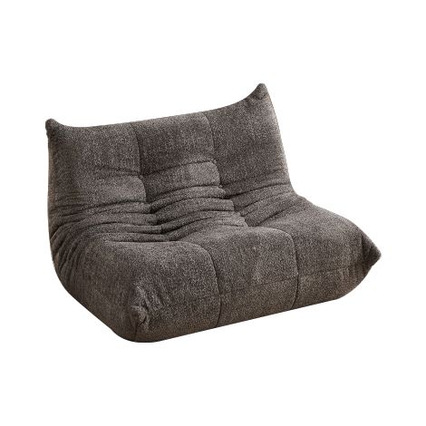 Canapé Togo en chenille, fauteuil de sol, fauteuil d'appoint sans accoudoirs, canapé pouf, fauteuil de détente style Togo avec mousse à mémoire de forme — Canapé de sol confortable pour salon, chambre (1/5)