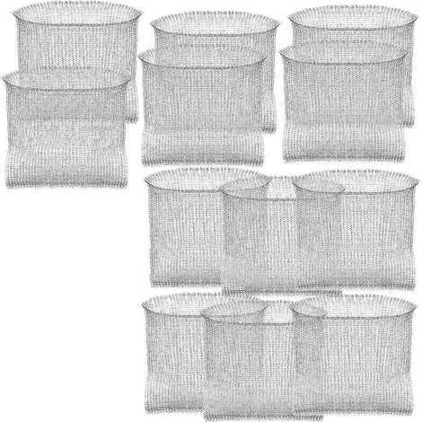 Paniers de protection pour racines de plantes, paniers en fil de fer, paniers en grillage anti-taupes et campagnols pour pots de jardin, racines souterraines (12 pièces, 3 gallons) (1/5)