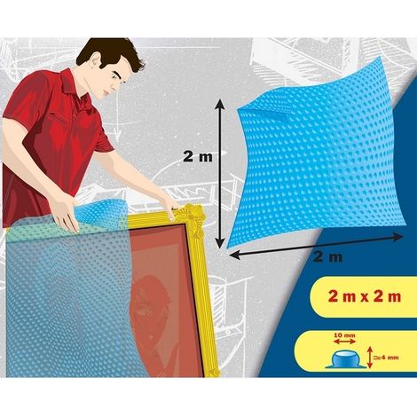 Nappe de film bulles 2 x 2 m