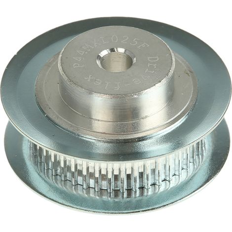 Poulie pour courroie crantée en Aluminium, acier zingué 44 dents , pas de 2mm, alésage 5mm ( Prix pour 1 ) (1/2)