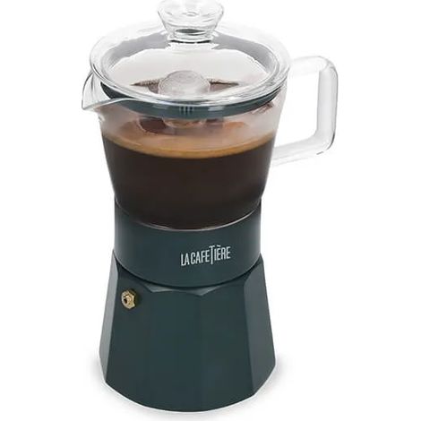 La Cafetiere Glass 6 Cup Espresso Maker Green (1/5)