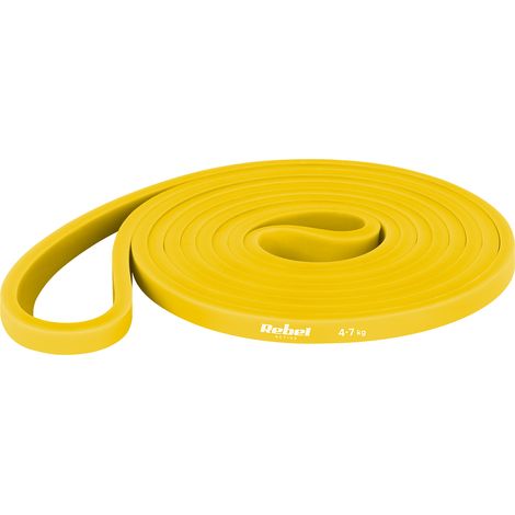 Fascia elastica di resistenza, fascia per esercizi resistente, 4-7 kg, Rebel (1/5)