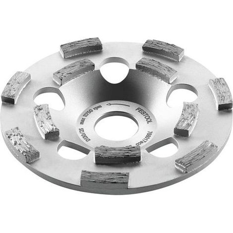 Festool – Disque diamant 130mm pour meuleuse – Ø alésage 25/22.2mm – Hauteur segment 5mm – Coupe précise béton armé (1/2)