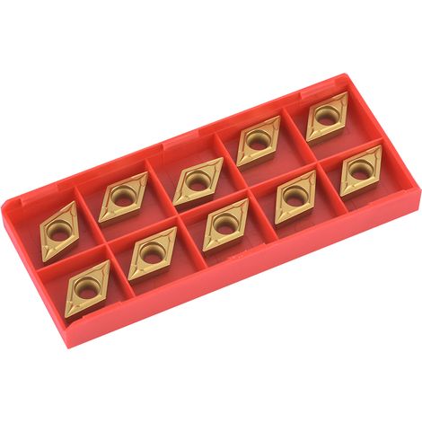10 plaquettes de tournage CNC en carbure DCMT11T304-HM YBC251 DCMT32.51-HM (1/5)