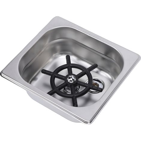 Pichet de rinçage, gain de temps, économie de travail, acier inoxydable, lave-gobelet automatique intégré pour usage domestique et Commercial, argent (1/5)