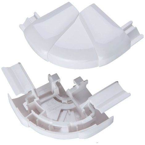 Angle extérieur pour goulotte à clippage direct Mosaic 50x105mm blanc 50X105 LEGRAND 075632 (1/2)