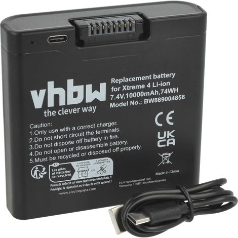 vhbw Battery Replacement for FG4CELL21700G for Loudspeaker (10000 mAh, 7.4 V, Li-Ion)