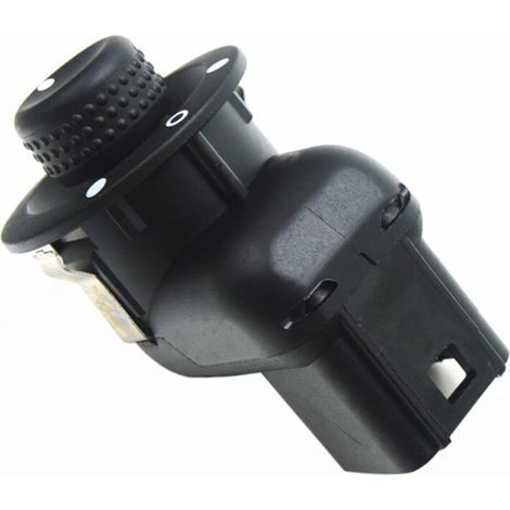 Remplacement Du Bouton De Commutation De Commande De Retroviseur Pour Renault Clio 3 Mk3 Laguna 2 Scenic Megane 2 Kangoo 2007-2017, Noir (1/5)