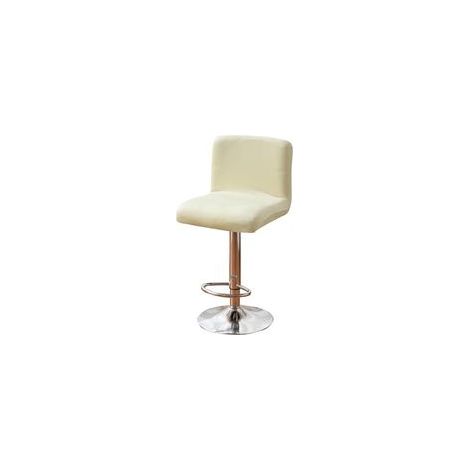 Housses de Tabouret de Bar Housses de Chaise 1 pièces Housses de Tabouret de Bar pour Salle à Manger Extensible,Couleur Beige