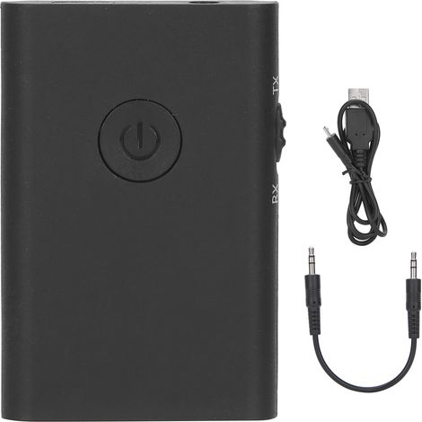 Adaptateur Bluetooth 2-en-1 Émetteur Récepteur Audio sans Fil pour Voiture TV PC AUX 3.5mm (1/5)