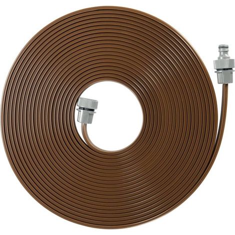 Arroseur à turbine 199920 – Tuyau souple 15 m – Pulvérisation fine pour massifs et bordures – Raccords GARDENA System inclus
