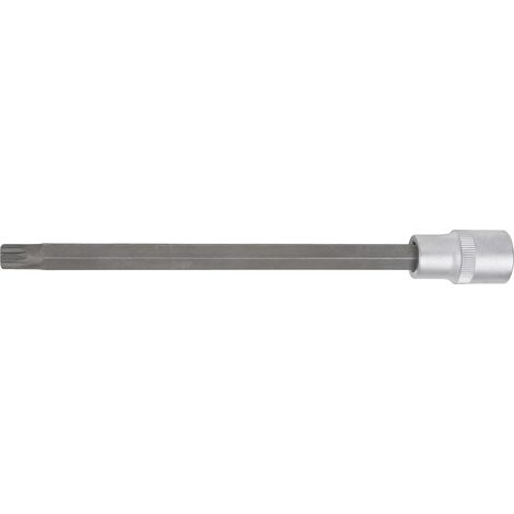 Douille tournevis XZN, M12, Longueur 200 mm - Chrome Vanadium - Finition chromée