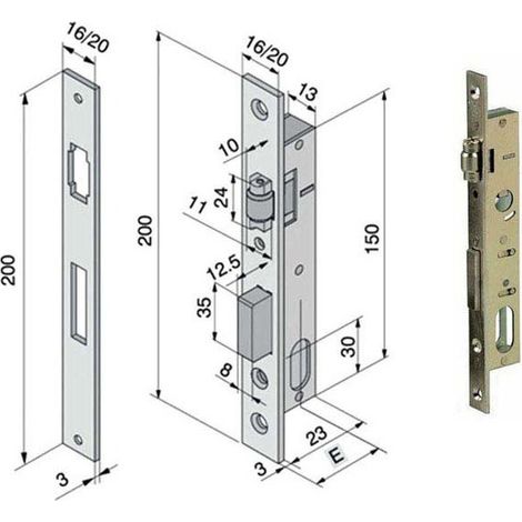 Serrure Inf.All F20 110.15.02.0 Welka