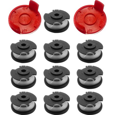 10 - Bobine De Fil - Nylon - Pour Débroussailleuse Ein-hell GE-CT 18/28 Li Et TC - Coupe Efficace - Noir - 4,9m x 1,6mm (1/5)