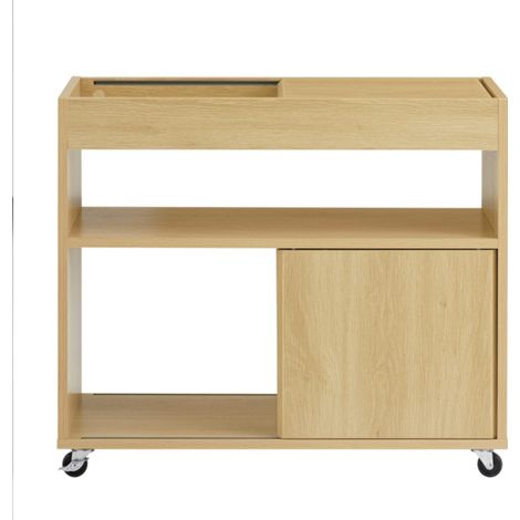 SoBuy Mobile Storage Cabinet Sofa Side Table End Table File Cabinet,FBT152-N