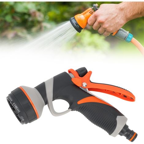Lanza de alta presión para jardín y limpieza Juego de 4 piezas de ABS con adaptadores de conexión rápida G1/2 (1/5)