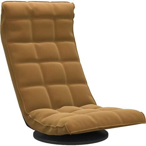 Maison Exclusive - Sedia da Pavimento Girevole Marrone in Velluto