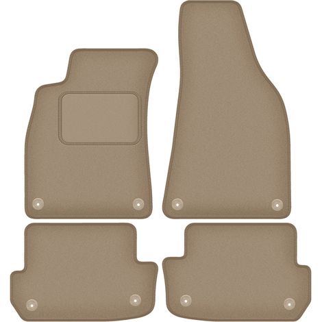 Tappetini in velluto per: Audi A4 B7 cabrio (2006-2008) beige (1/5)