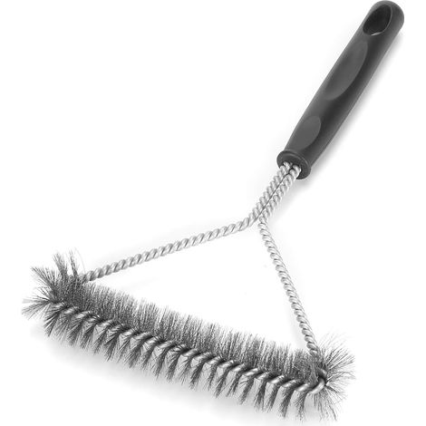 Brosse à gril en acier inoxydable, brosse de nettoyage de gril de qualité supérieure, brosse à barbecue pour un nettoyage à 360°, brosse à gril (1/5)