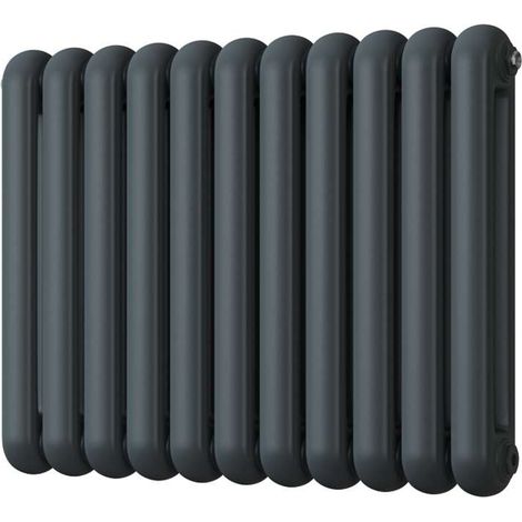 Sherwood - Anthracite Round Top Column Radiator H600mm x W785mm 2 Column (1/3)