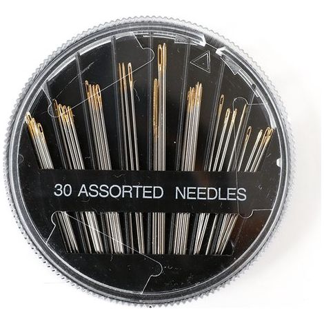 Herramientas de costura - Set de costura - Agujas de coser - Paquete de 3 - Negro (1/3)