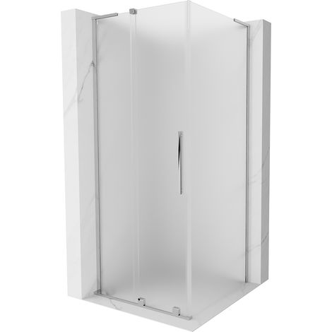 Mexen Velar L Duschkabine Schiebetür 100 x 100 cm, matt, Chrom - 871-100-100-33-01 (1/5)
