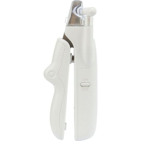 Tagliaunghie con LED per Animali Domestici Trixie Acciaio inossidabile Plastica 15 cm Bianco (1/5)