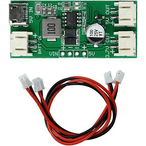 TP5400 1A Lithium-Akku-Lademodul – 5V 1A Aufwärtswandler mit Micro-USB-Schnittstelle für tragbare elektronische Geräte (1/5)