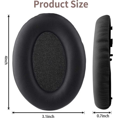 Paar Ohrpolster aus Schaumstoff für Sony WH-1000XM3 Kopfhörer, WH1000XM3, 1000XM3, Ersatz-Ohrpolster, Kopfhörerkissen mit Entfernungswerkzeug (1/4)