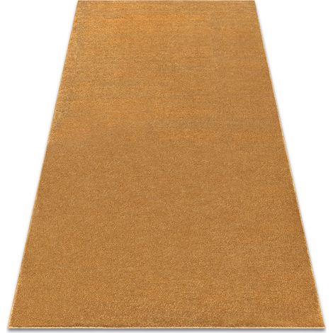 Teppich SOFTY glatt, einfarbig gold yellow 280x370 cm