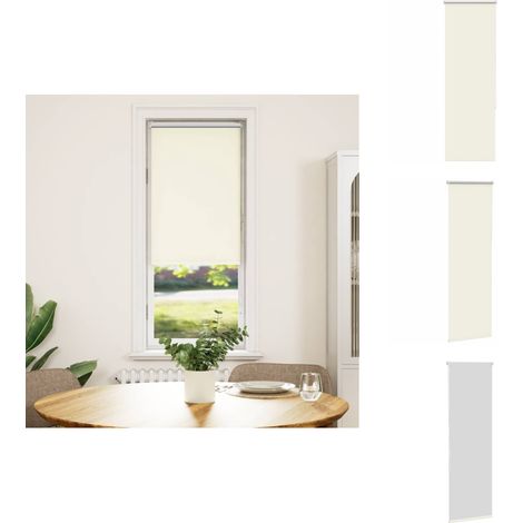 Verdunkelungsrollo Cremeweiß 45x130cm Stoffbreite 40,7 cm - Verdunkelungsrollo - Verdunkelungsrollos - Rollo - Verdunklungsrollo (1/5)