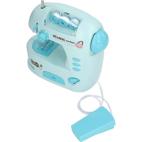 Elektrische Nähmaschine für Kinder mit Einfädler und Lineal – ein interessantes elektrisches Nähspielzeug für Zuhause (Typ 2). (1/5)