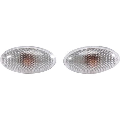 632574 2 X Clignotant LatéRal Feu de Position RéPéTiteur Indicateur Lampe pour 206 407 607