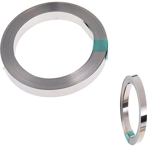 1 Rolle Nickelband 0,15 mm x 8 mm x 10 m, Nickelstreifen, Nickelplatten-Schweißzubehör für Punktschweißmaschine, Batterieschweißen (1/5)