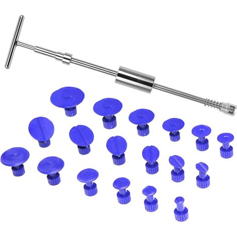 Kit de réparation de bosses pour voiture Outils d'entretien automobile résistants - Extraction pour carrosserie - Pour motos, débutants, experts en (1/5)