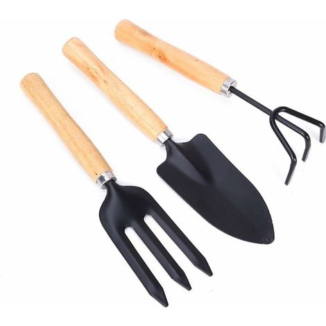 3 pcs Outils de Jardin,Ensemble Outils Jardinage,Outils de Bonsaï,Mini Jardinage Outils pour Pot de Jardin, Plantes et semis
