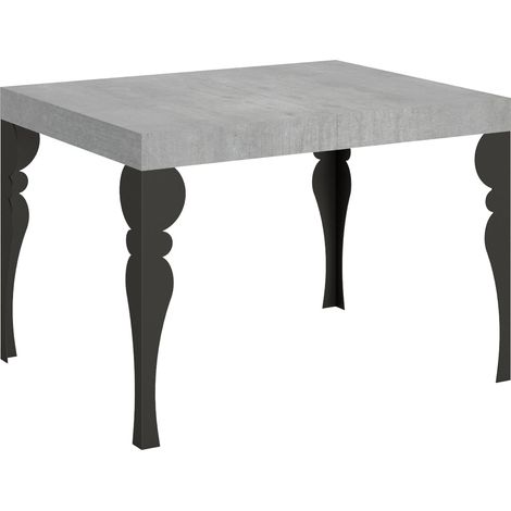 Tavolo Allungabile 110-194x70x77 cm Paxon Cemento e Antracite (1/3)