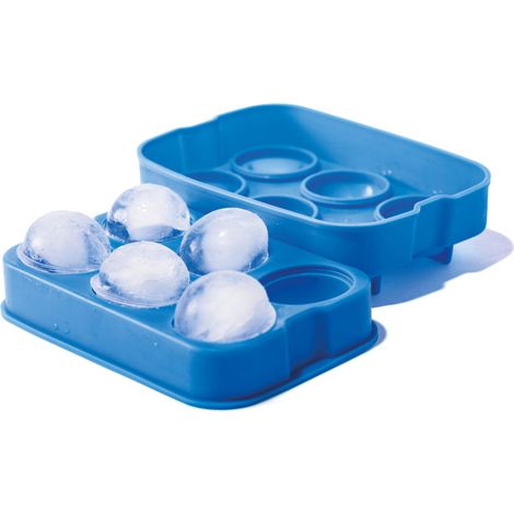 Máquina para hacer cubitos de hielo de silicona, 6 bolas XXL (1/3)