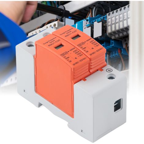 RMU1-C20 420V SPD 2P Überspannungsschutzgerät für den Blitzschutz im Haushalt, Potenzialausgleichs-Überspannungsschutz, Maximale Kapazität: 20 kA (1/5)