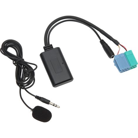 Adaptateur Voiture Bluetooth 5.0 Audio AUX Sans Fil avec Micro Intégré pour Autoradio Becker (1/5)