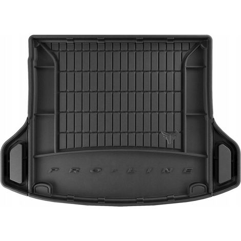 Tapis de coffre en caoutchouc avec insert en moquette pour HYUNDAI Ioniq HYBRID 2016-2021 TM (1/5)