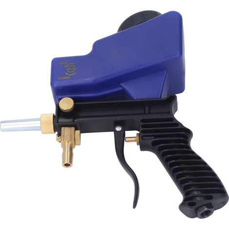Kit de pistolet de sablage ABS et aluminium, équipement de sablage à 2 commandes avec siphon pour la gravure sur verre (1/5)