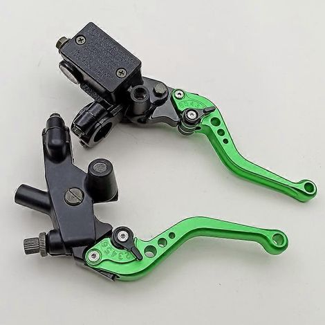 Accessoires modifiés pour moto Spring Breeze Baboon : réglage du frein, de l'embrayage et du klaxon, pompe de frein, rétroviseur d'angle gauche, selle (vert court). (1/5)