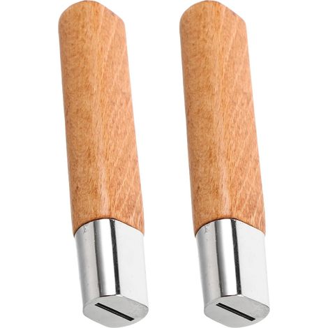 Holzmessergriffe mit ergonomischem Design 2 Stück aus Eisen