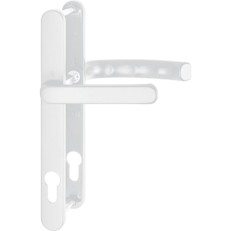 Hoppe 4012789724073 Ensemble de poignées blanc plat