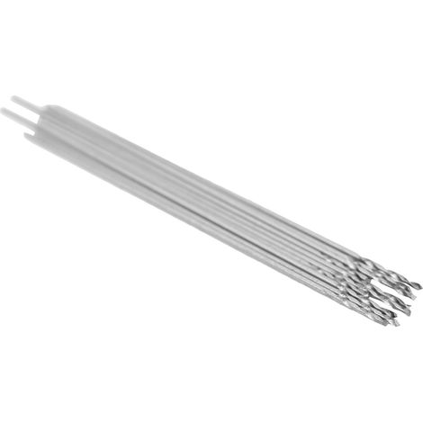 10 forets droits K10 pour métal 0.3mm, mèches de perçage de précision pour perleuse, outils bijoux (1/5)