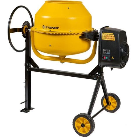 Steiner – Bétonnière électrique 650W 160L – Moteur puissant pour béton armé – Vitesse 29.5 tr/min – Indice de protection IP45D (1/5)