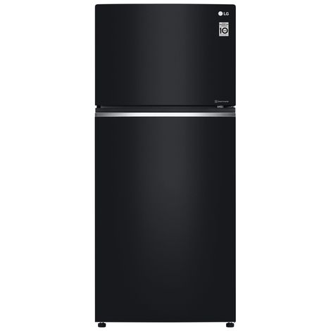 LG GTB744BMBED Réfrigérateur combiné Pose libre, No Frost avec Multi Air Flow, Technologie Linear Cooling™, Système Door Cooling™, Classe E, Noir