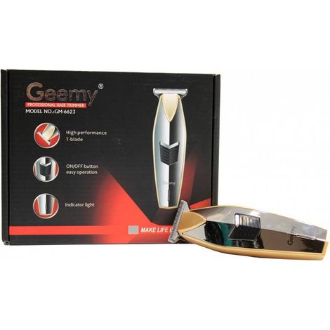 TRADE SHOP - Tagliacapelli Barba Elettrico Ricaricabile Professionale Trimmer Batteria Gm6623 - (1/5)