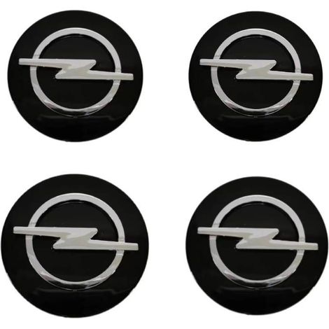 Opel Tigra 2004-2009 Radkappen für Auto-Radkappen, 4 Stück, Radkappen, Mittelkappen, Radkappen, Ersatzzubehör, 64 mm – Schwarz, MUMU (1/3)